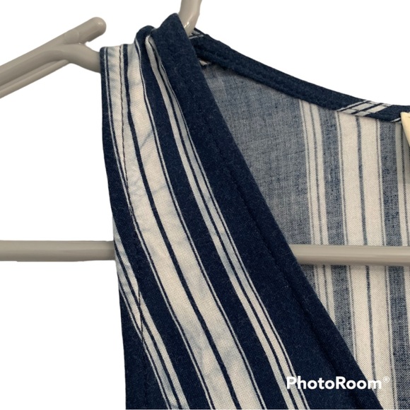 Show Me Your MuMu Rancho Mirage Lace up Striped Dress - Picture 9 of 13